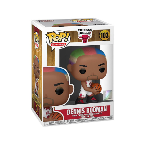 Funko Pop! Vinyl NBA: Legends- Dennis Rodman (Bulls Home) Funko Pop! Vinyl NBA: Legends- Dennis Rodman (Bulls Home)